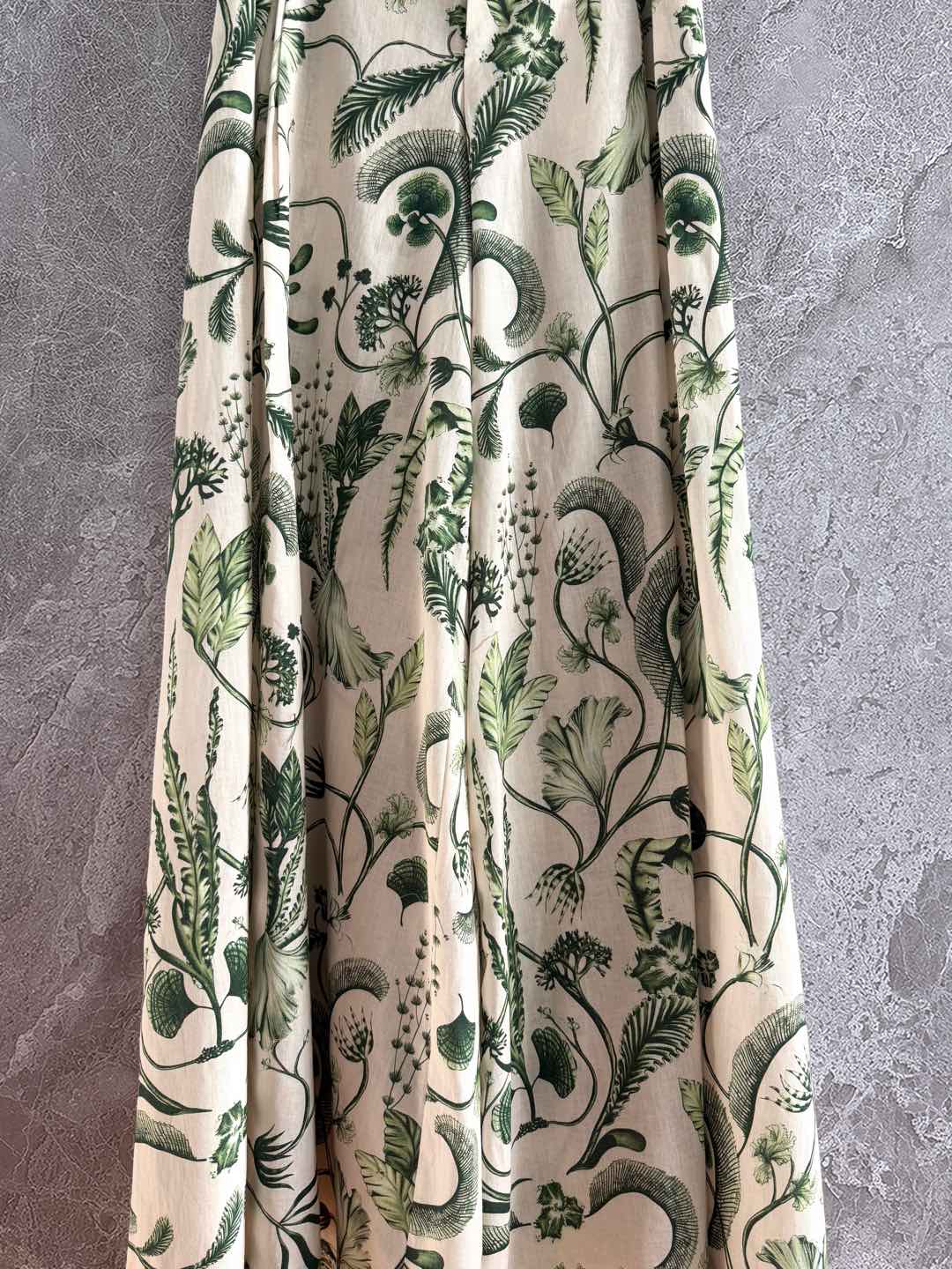 现货‼️‼️🛒款号1231/藤蔓亚麻阔腿裤✨ Agua by Agua Bendita，绿植藤蔓葱葱欲滴