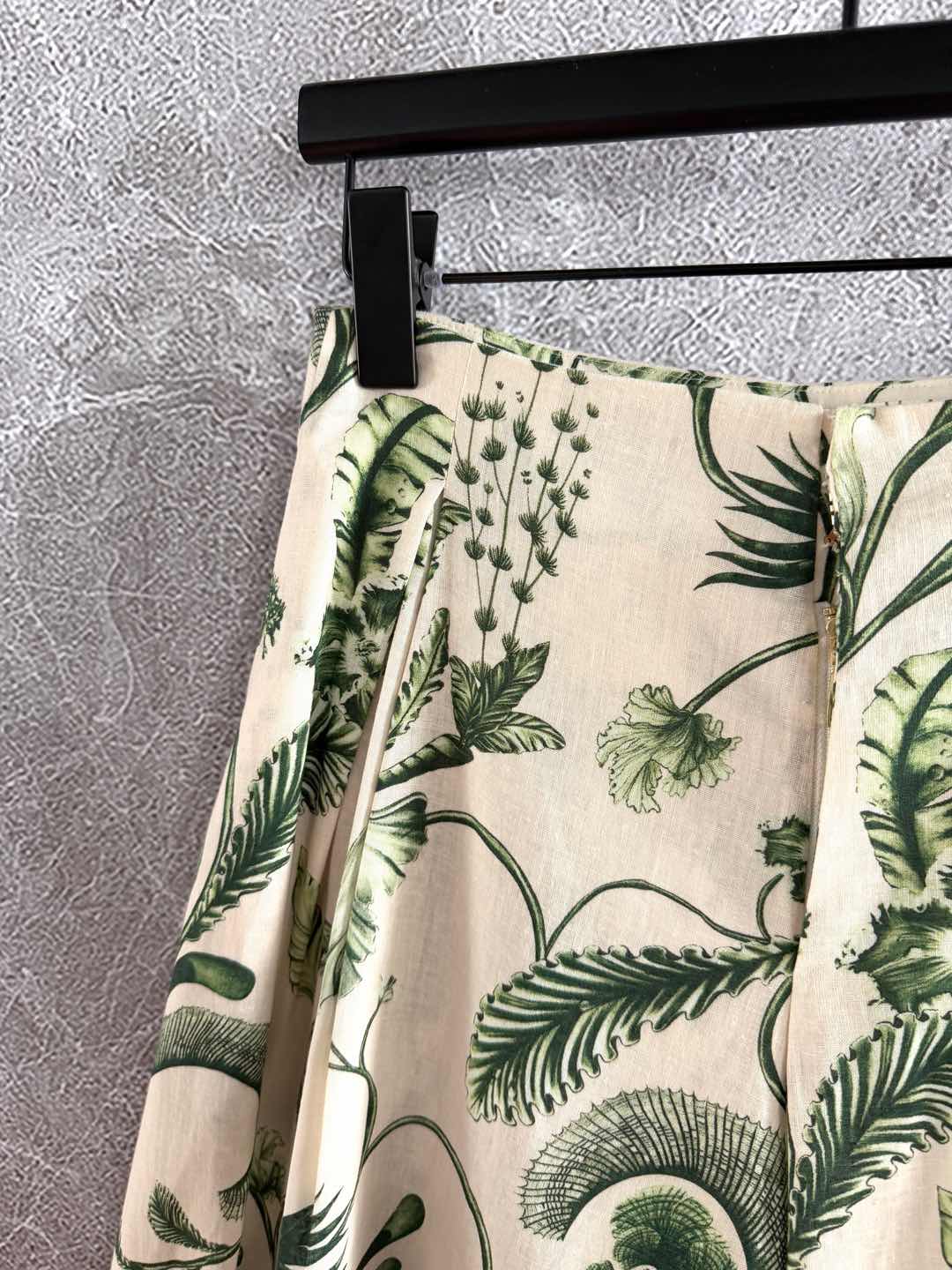 现货‼️‼️🛒款号1231/藤蔓亚麻阔腿裤✨ Agua by Agua Bendita，绿植藤蔓葱葱欲滴