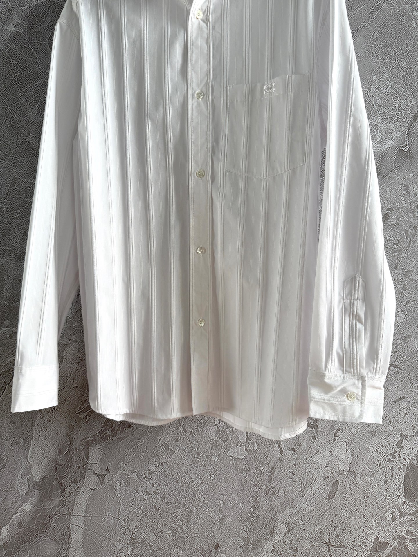 Versatile Parisian Cotton Suit with Vertical Stripes, Perfect for Summer Wear - 图片 6