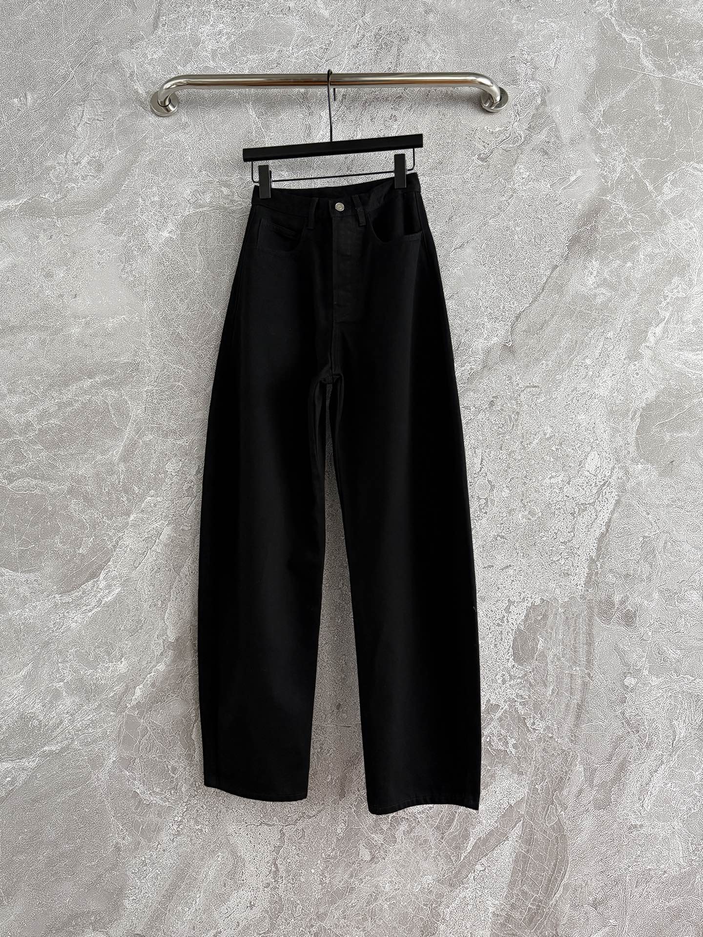 P759: Versatile Hardcore Dress with Unique Arc Cut and Wide Legs
