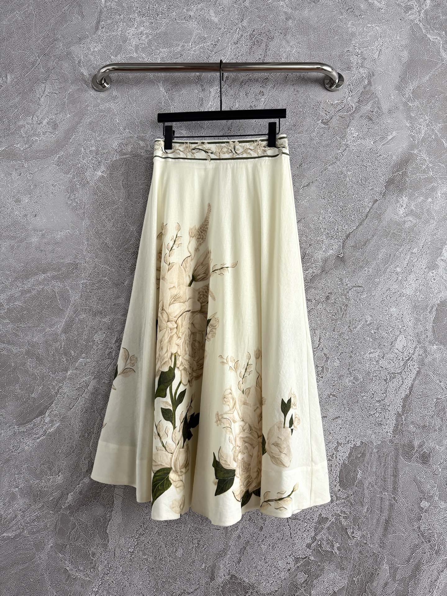 现货‼️‼️🛒款号70/佛手柑花半裙✨手绘印花 Buddha's Hand佛手柑，整条裙子一片生动的图案