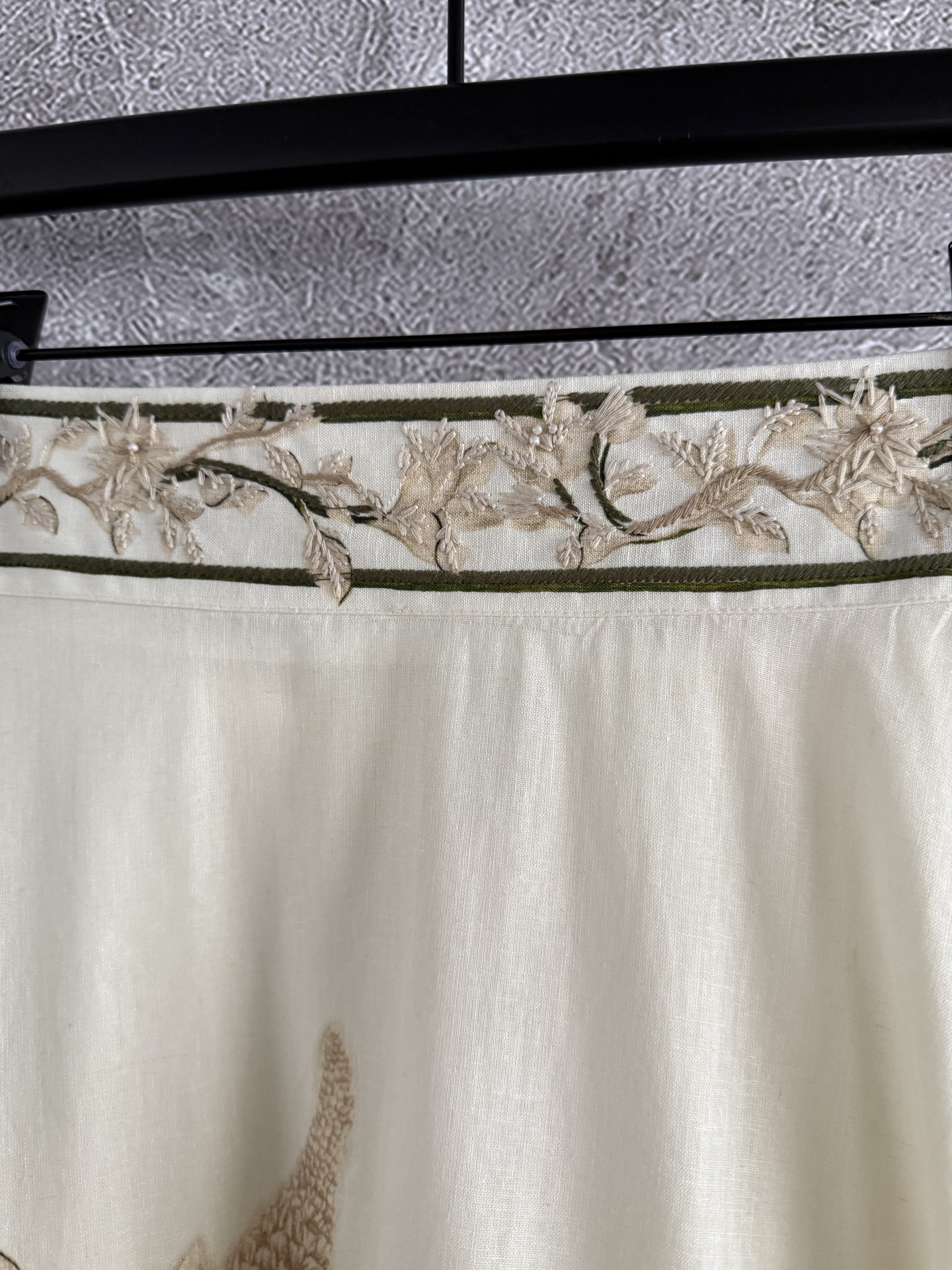 现货‼️‼️🛒款号70/佛手柑花半裙✨手绘印花 Buddha's Hand佛手柑，整条裙子一片生动的图案