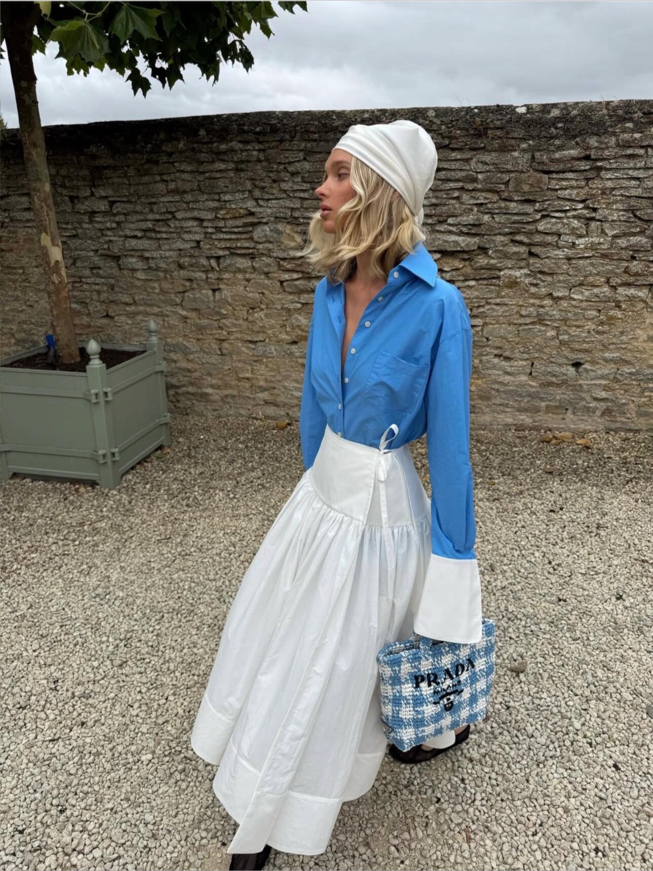 感慨Helsa的版型真的非常在线，一套上身气场全开，每次都要被超模姐给美到。