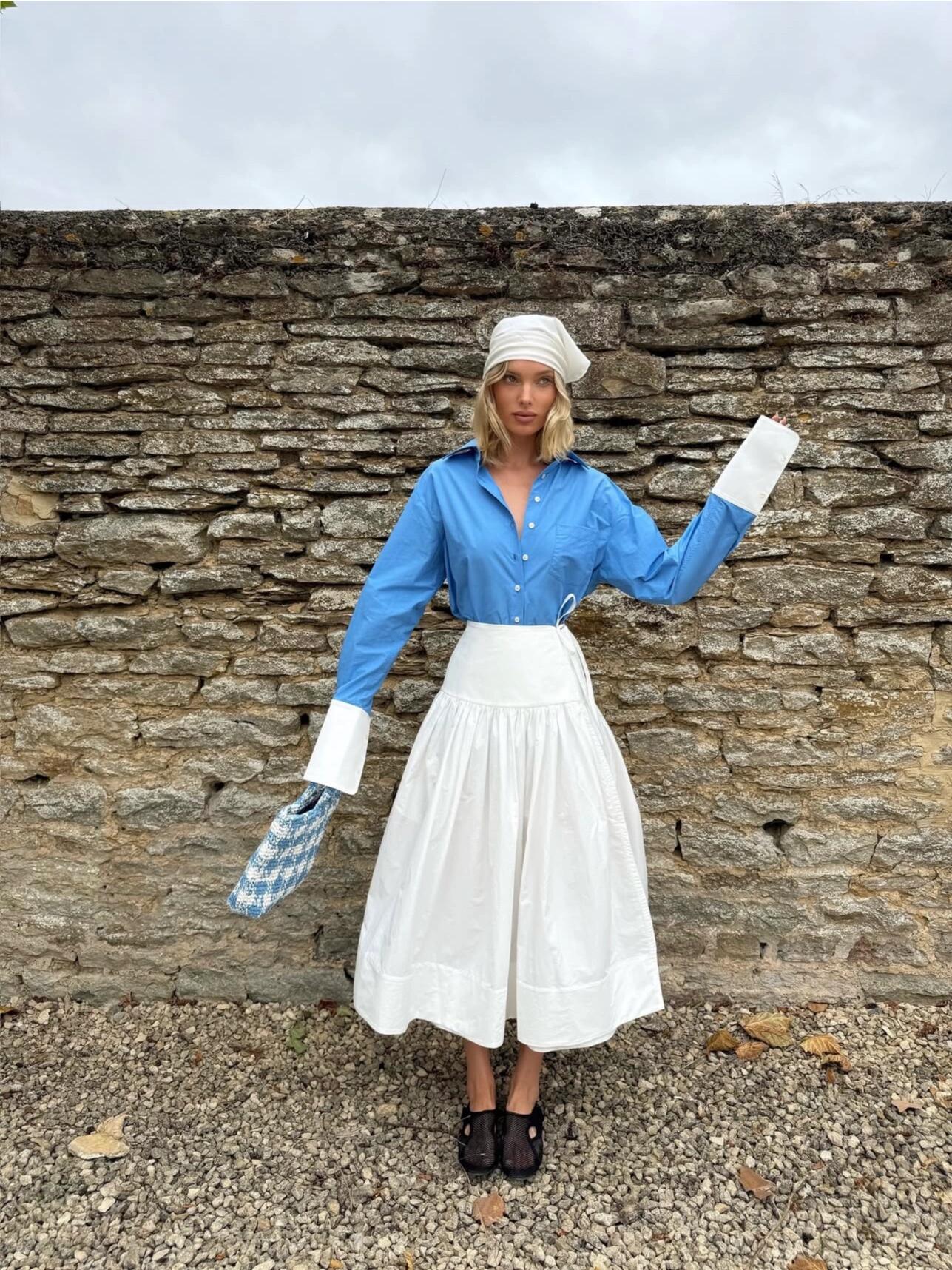 感慨Helsa的版型真的非常在线，一套上身气场全开，每次都要被超模姐给美到。