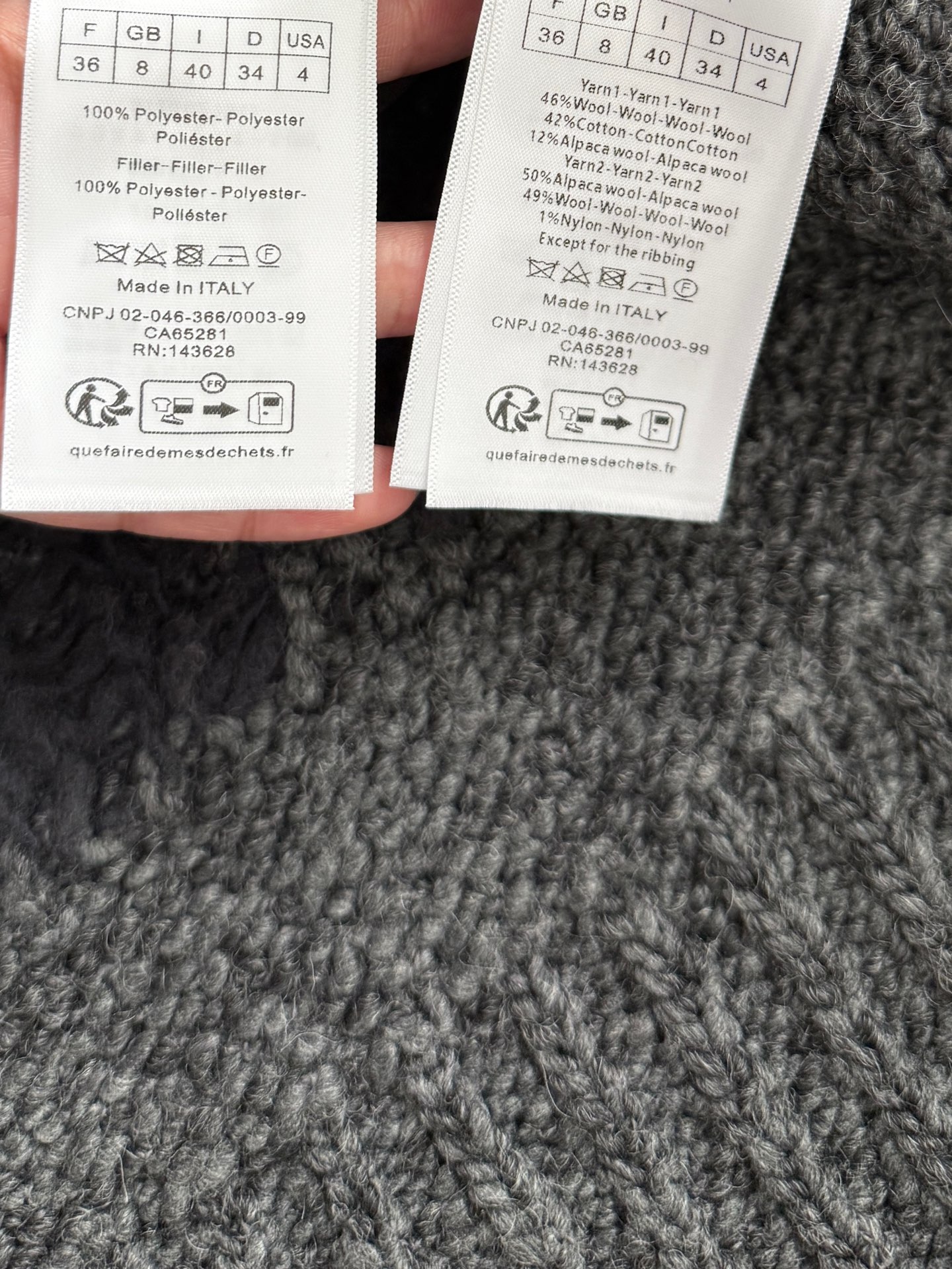 现货‼️‼️/费尔岛针织外套✨两件套‼️内胆棉服马甲可拆卸‼️ 超松弛茧型，非常独树一帜的外套，定染定织