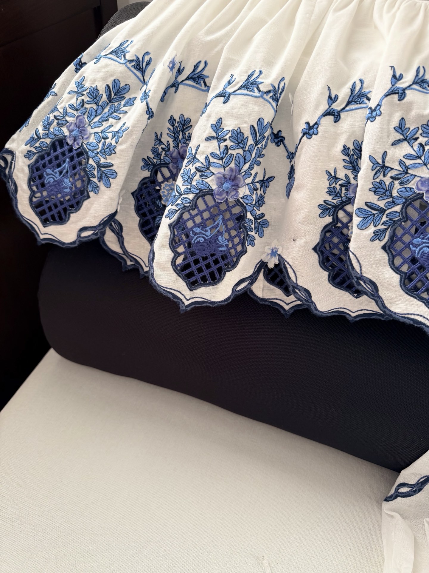 现货‼️‼️🛒款号W/镂空绣花半裙✨Agua ✘ 2026💐早春风光已至！打破高定与成衣的边界，兼具质感