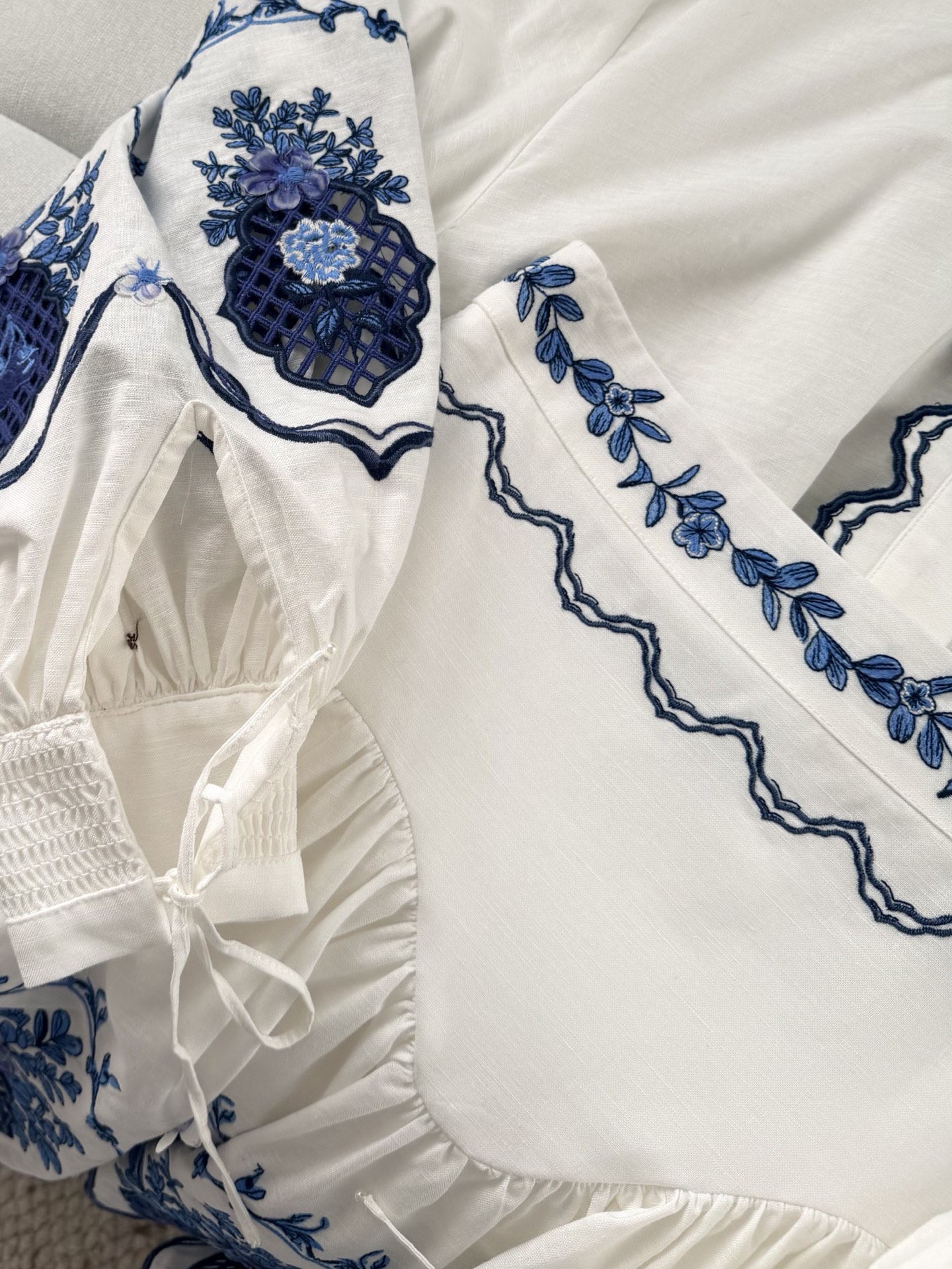 现货‼️‼️🛒款号W/镂空绣花半裙✨Agua ✘ 2026💐早春风光已至！打破高定与成衣的边界，兼具质感