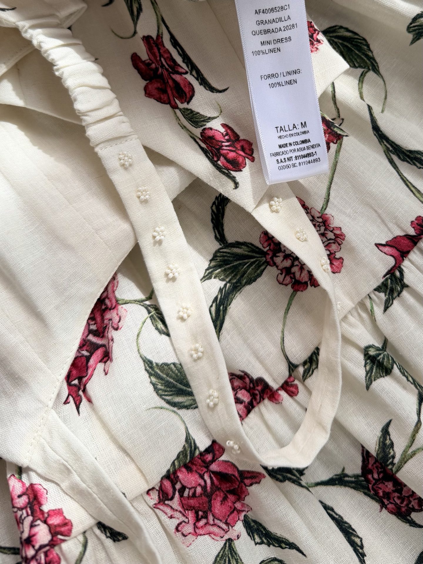 现货‼️‼️🛒款号W251/Granadilla花卉连衣裙✨Agua ✘ 2026💐早春风光已至！肩膀钉