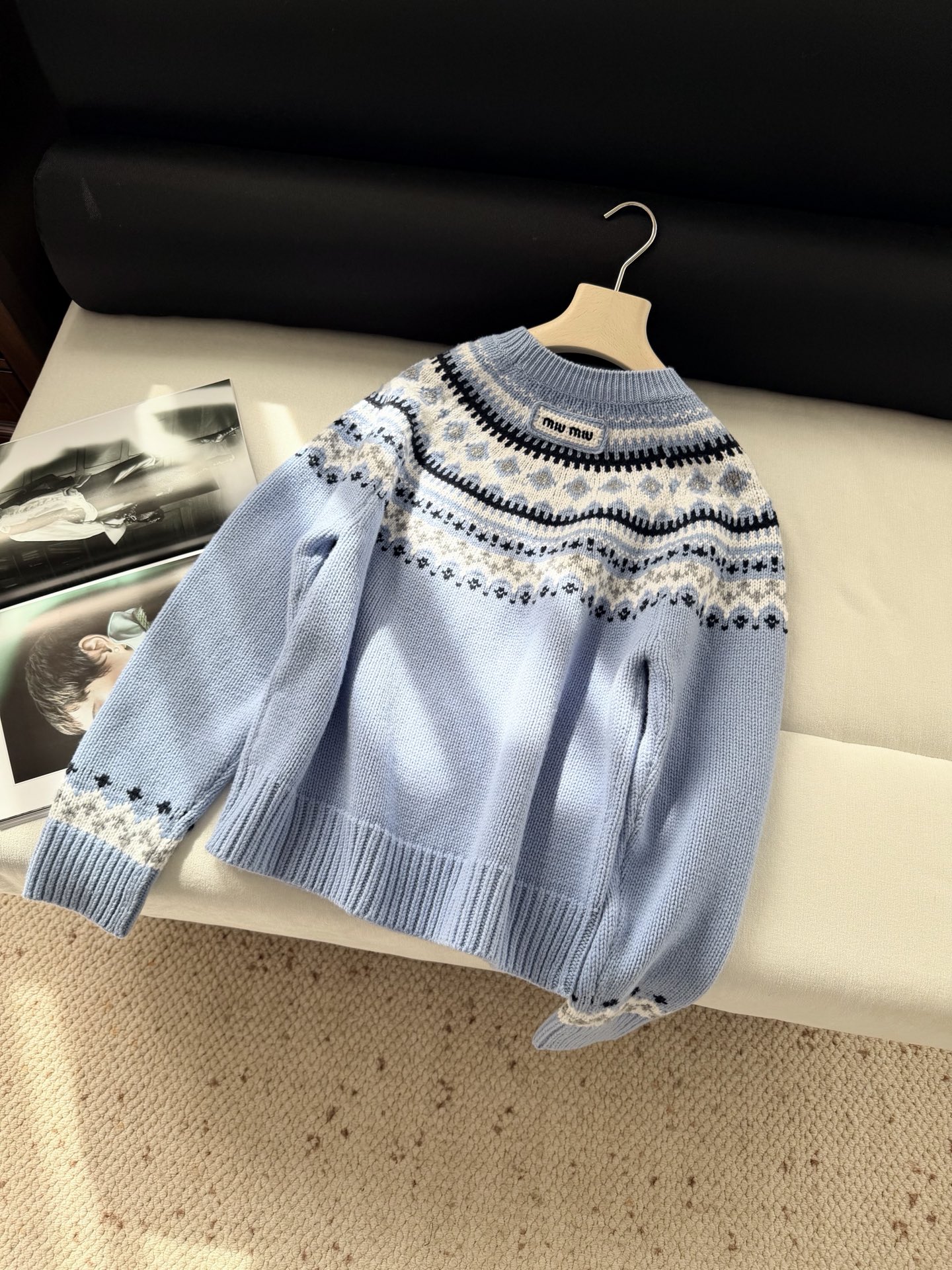 现货‼️‼️🛒款号S510/费尔岛毛衣✨最吸引人的是颜色，市面没有现成色，想把质感做精些，只能走定染这条