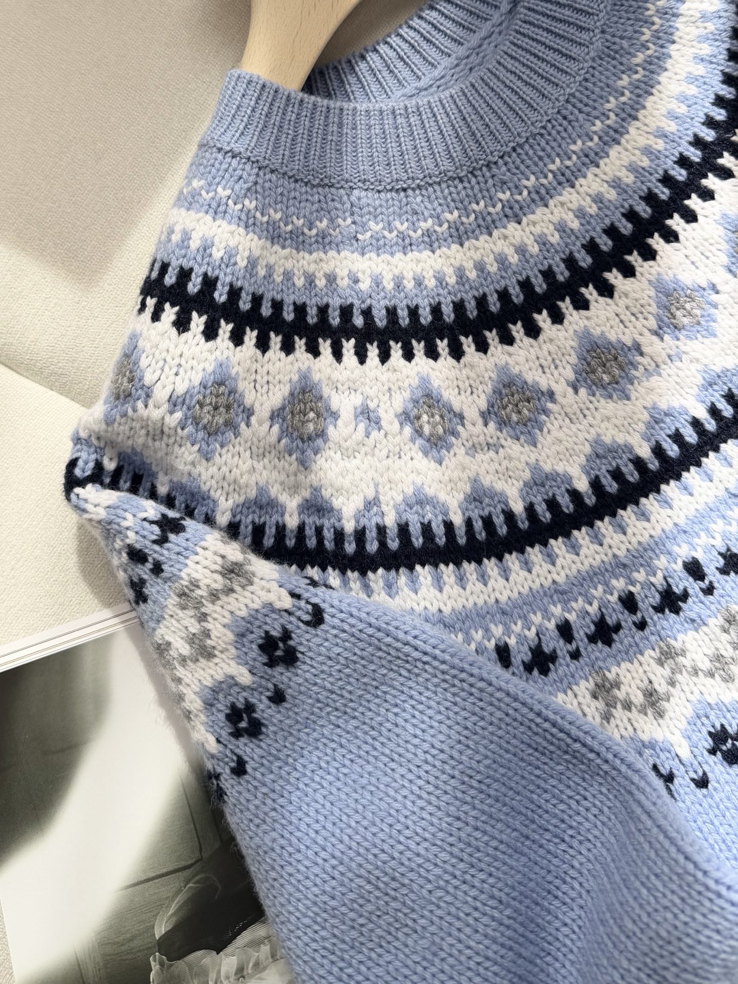 现货‼️‼️🛒款号S510/费尔岛毛衣✨最吸引人的是颜色，市面没有现成色，想把质感做精些，只能走定染这条