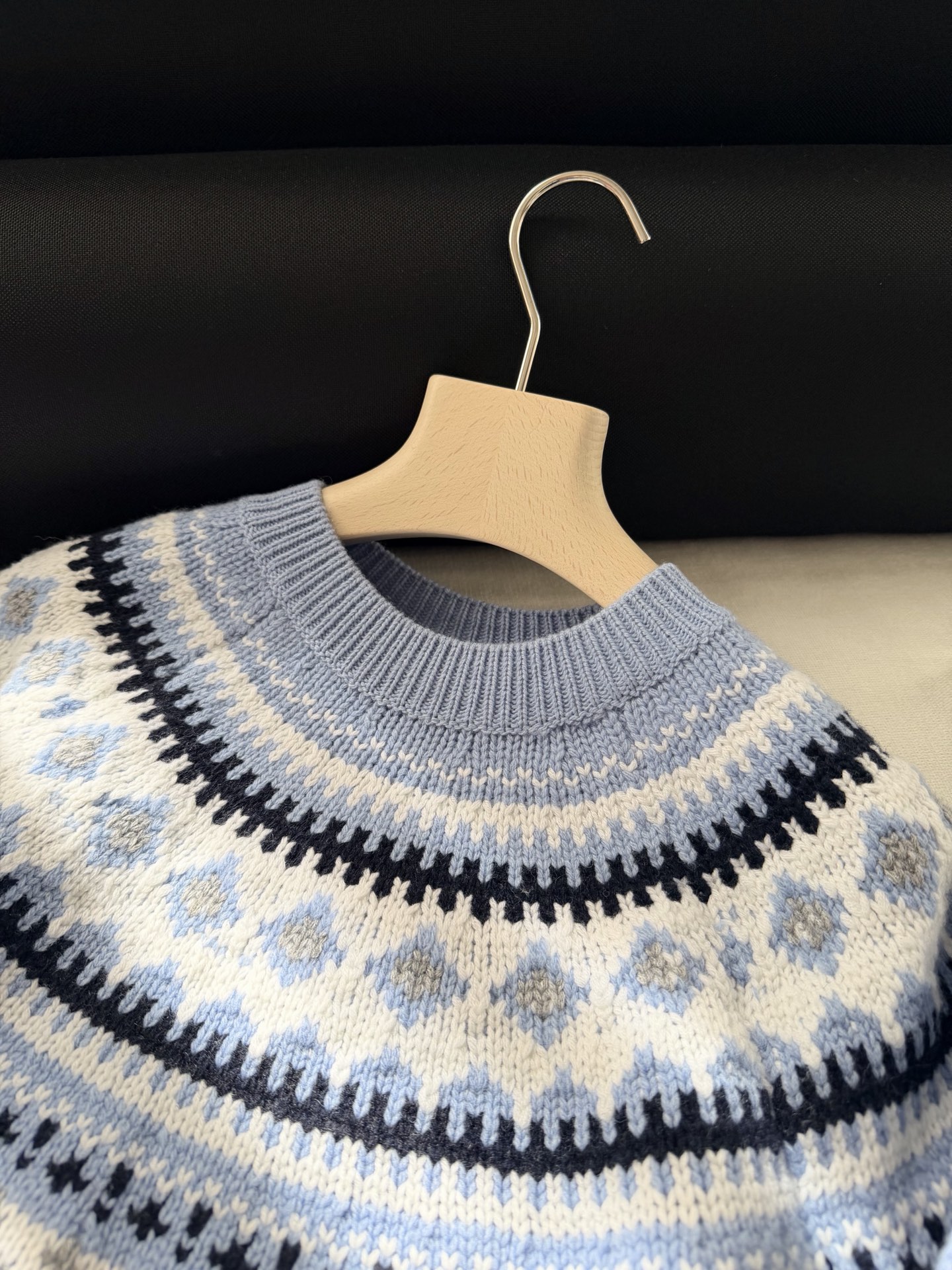 现货‼️‼️🛒款号S510/费尔岛毛衣✨最吸引人的是颜色，市面没有现成色，想把质感做精些，只能走定染这条