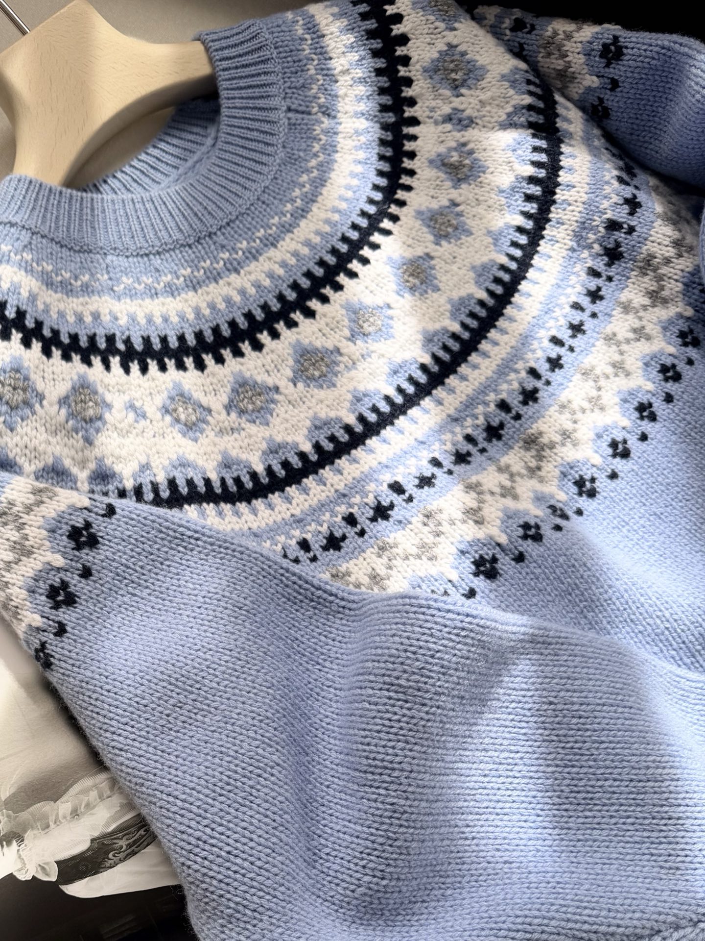 现货‼️‼️🛒款号S510/费尔岛毛衣✨最吸引人的是颜色，市面没有现成色，想把质感做精些，只能走定染这条