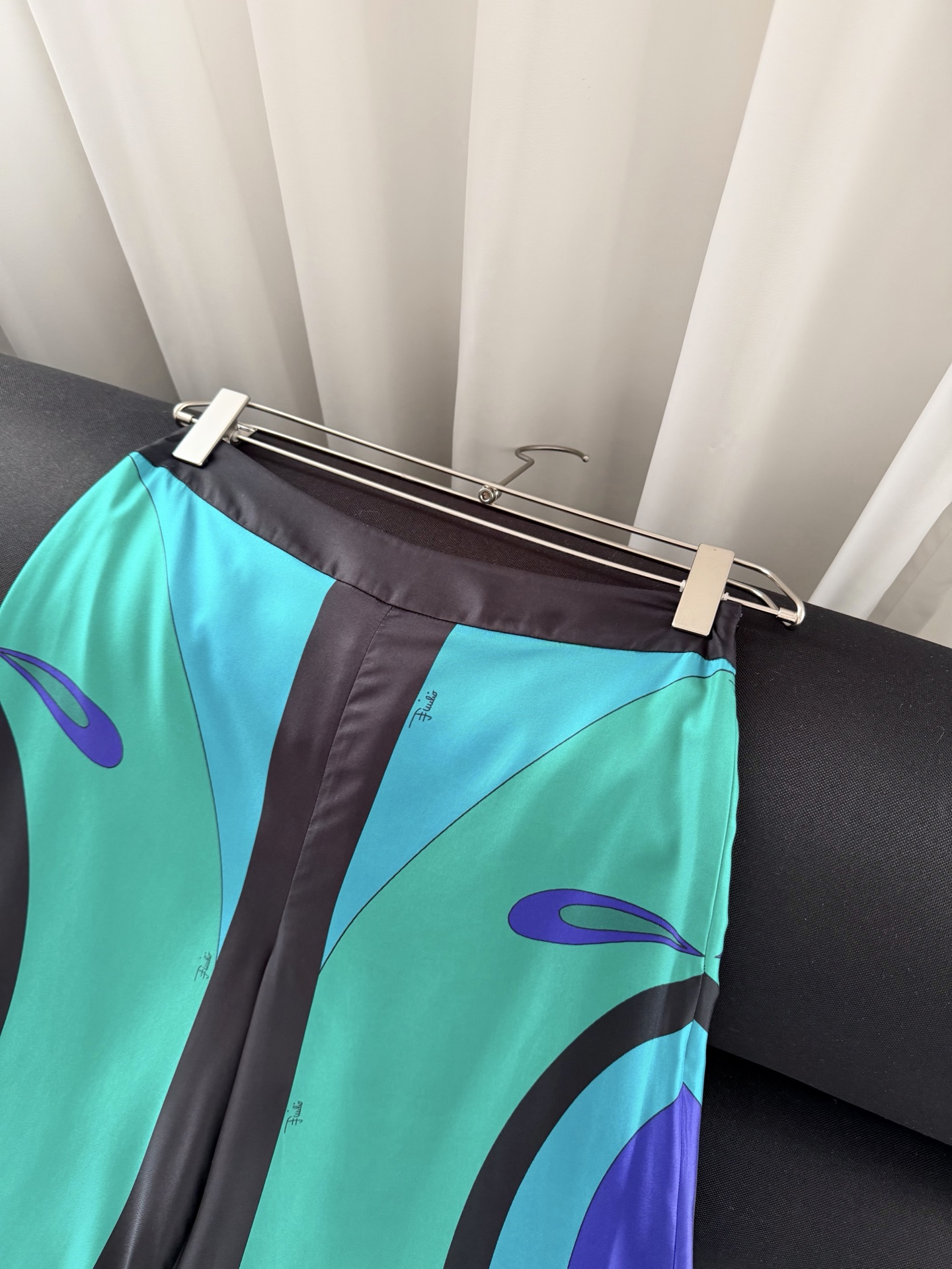 现货L XL 翻单SM ‼️‼️/Maddalena定位印花真丝阔腿裤✨100%重磅斜纹真丝、宽腿舒适版