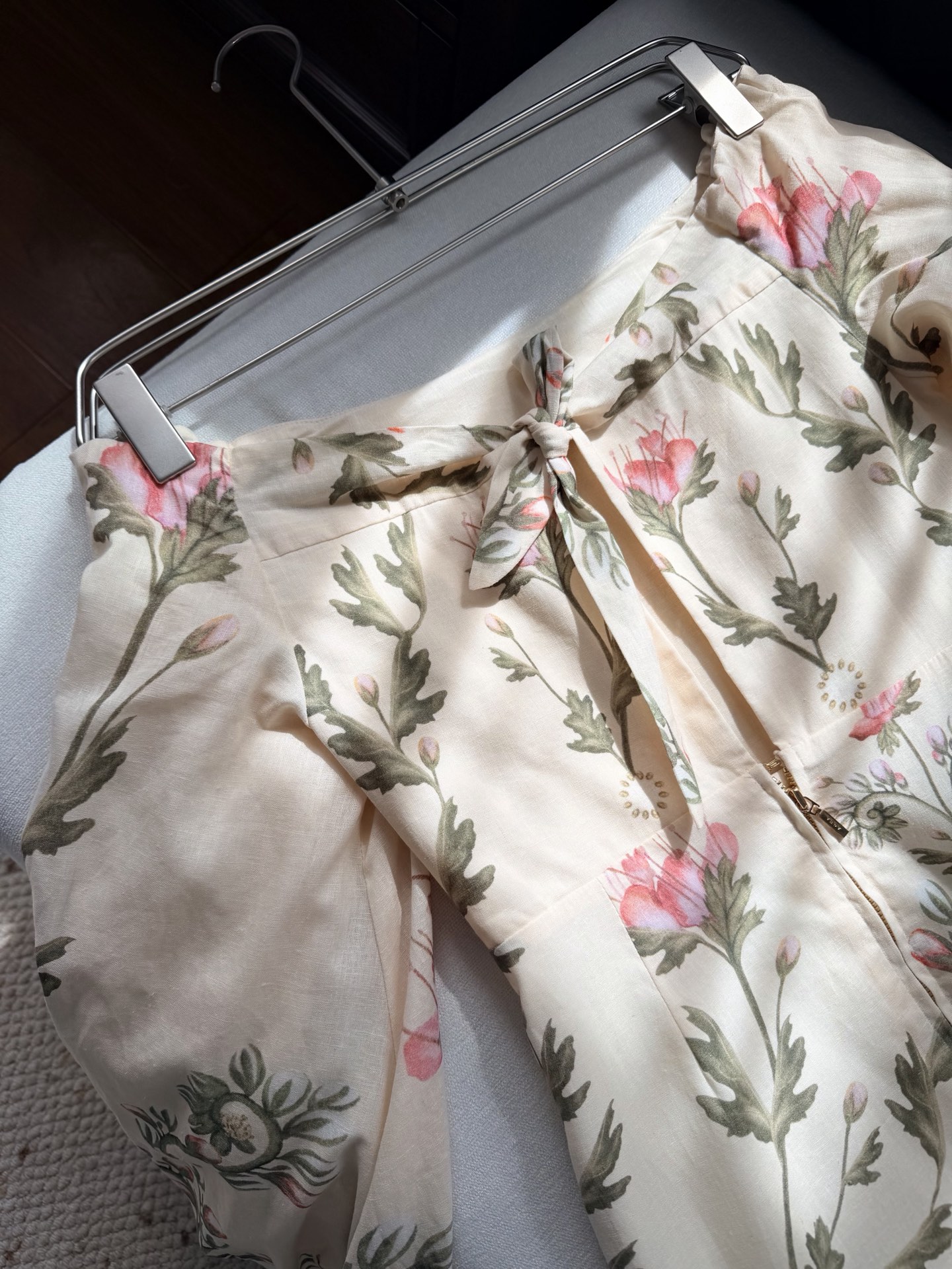 现货‼️‼️/花卉露肩连衣裙长裙✨Agua by Agua Bendita，Vogue年度Bridal 