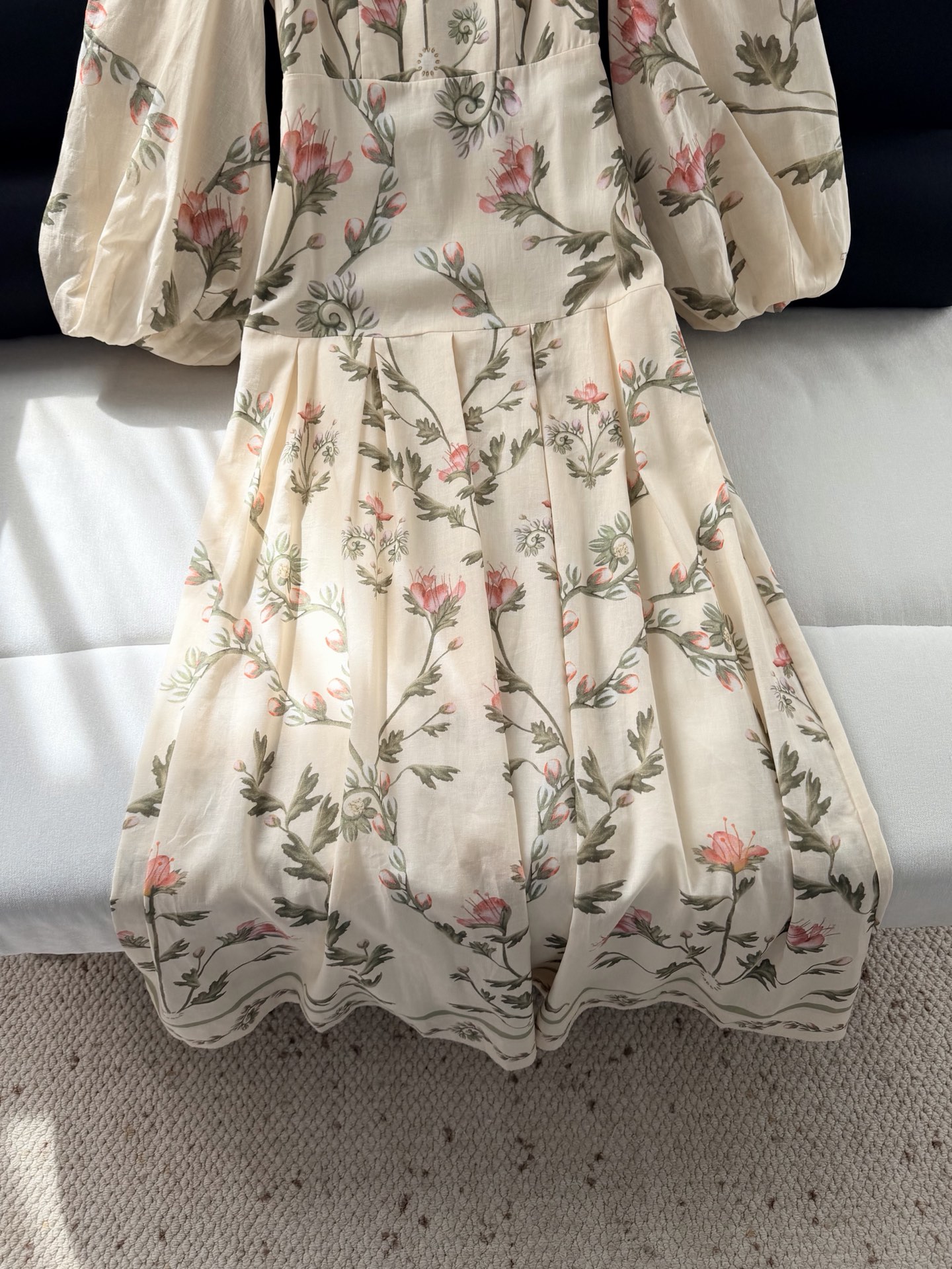 现货‼️‼️/花卉露肩连衣裙长裙✨Agua by Agua Bendita，Vogue年度Bridal 