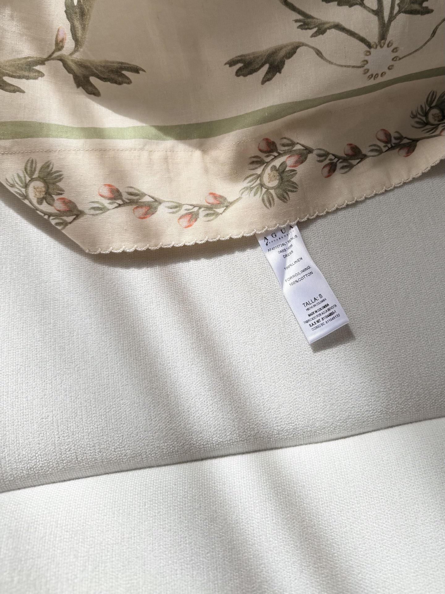 现货‼️‼️/花卉露肩连衣裙长裙✨Agua by Agua Bendita，Vogue年度Bridal 