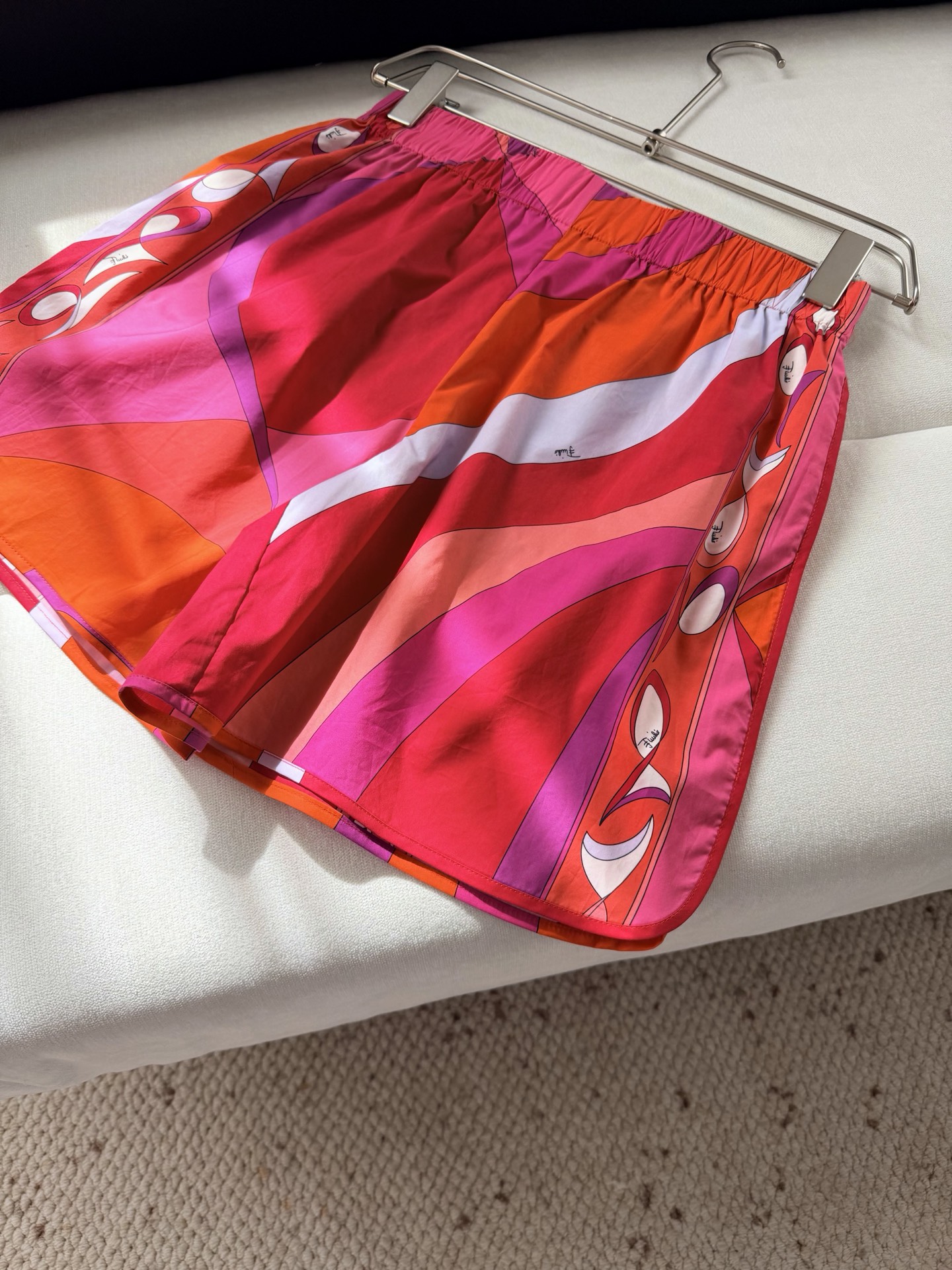 现货‼️‼️/棉布印花短裤✨100%棉质、饰以