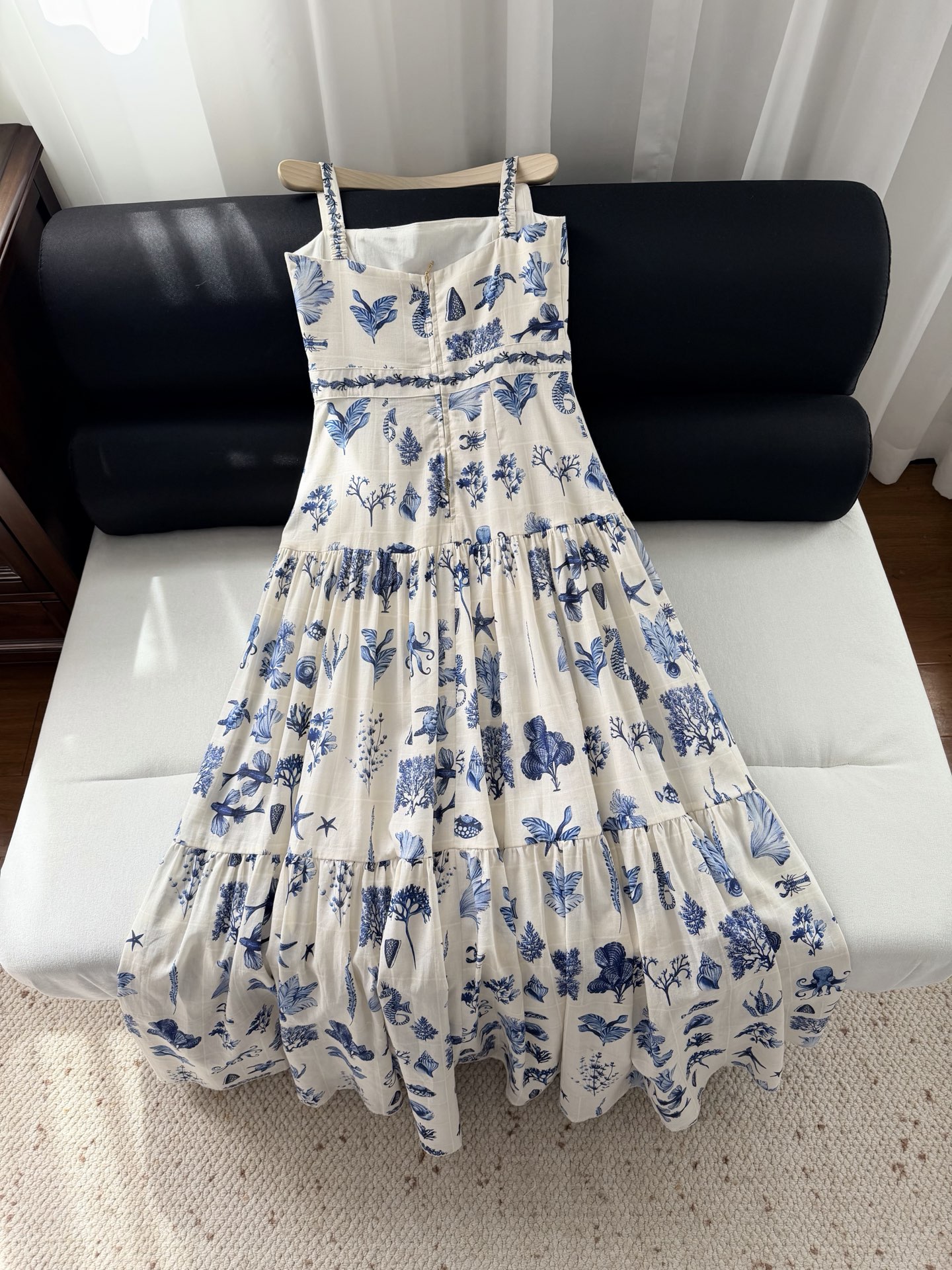 现货‼️‼️/海岛梦境连衣裙✨Agua ✘ 2026💐蓝调清新又治愈印花，裙摆随海风轻晃，像海浪在跳舞，