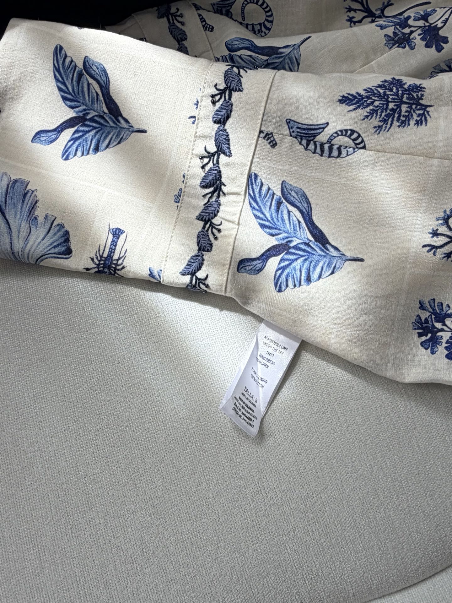 现货‼️‼️/海岛梦境连衣裙✨Agua ✘ 2026💐蓝调清新又治愈印花，裙摆随海风轻晃，像海浪在跳舞，