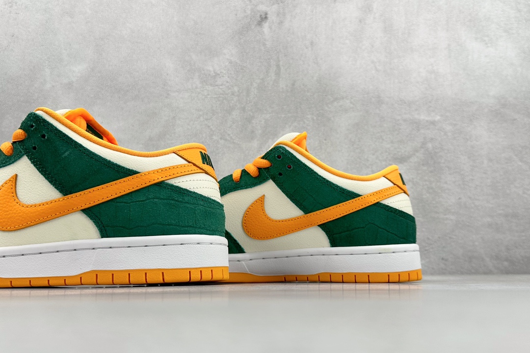 350 S2 Nike  Dunk Low Pro SB 绿橘 经典配色板鞋 3304292-383