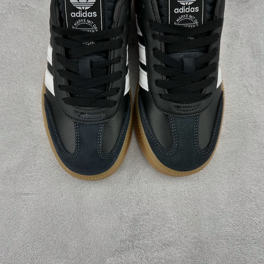 140 Adidas   Samba XLG 黑白生胶 桑巴松糕厚底训练鞋 IE1379