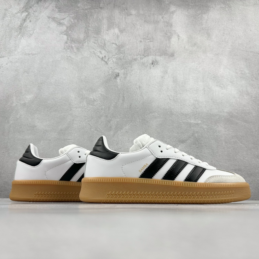 140 Adidas   Samba XLG 白黑生胶 桑巴松糕厚底训练鞋 IE1377