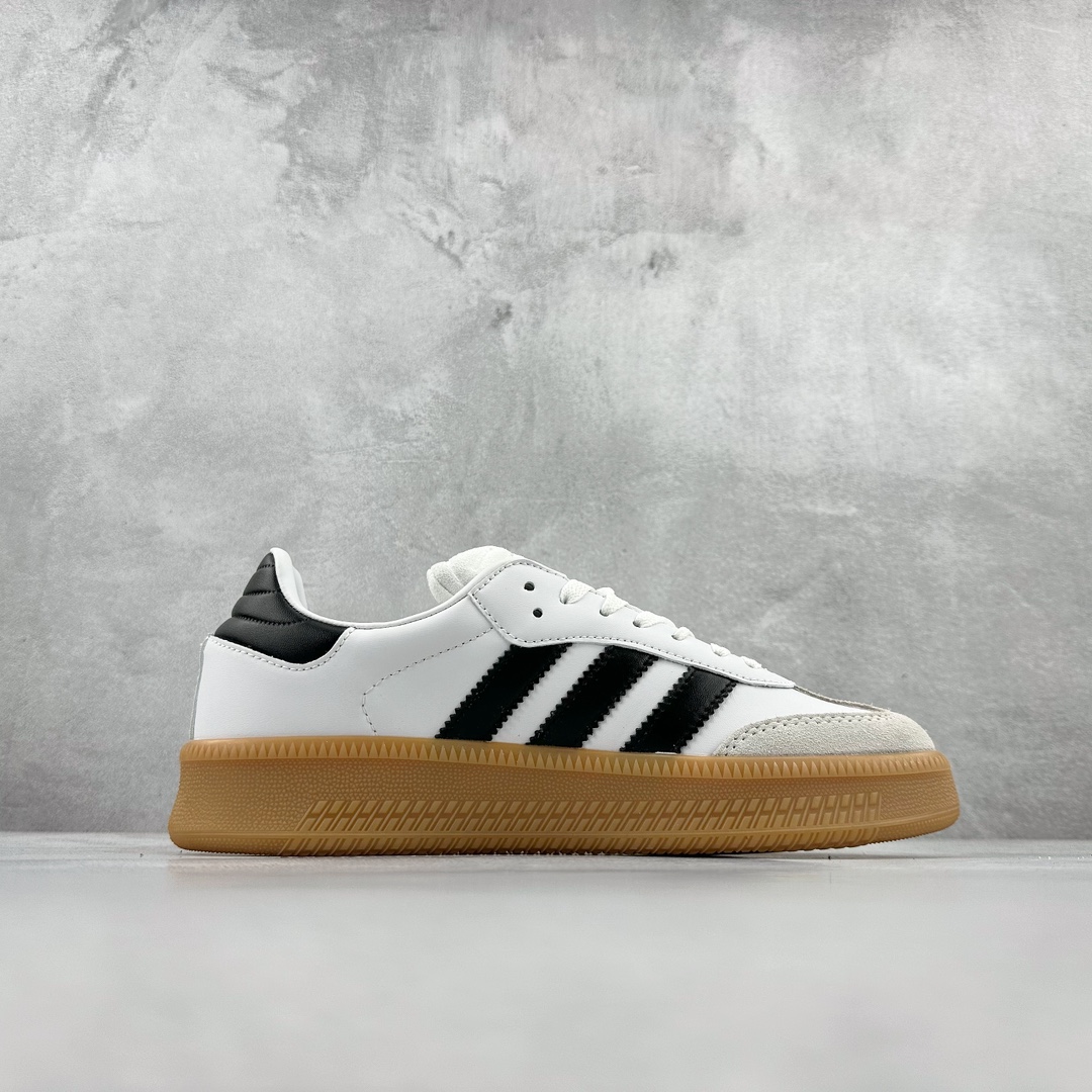 140 Adidas   Samba XLG 白黑生胶 桑巴松糕厚底训练鞋 IE1377