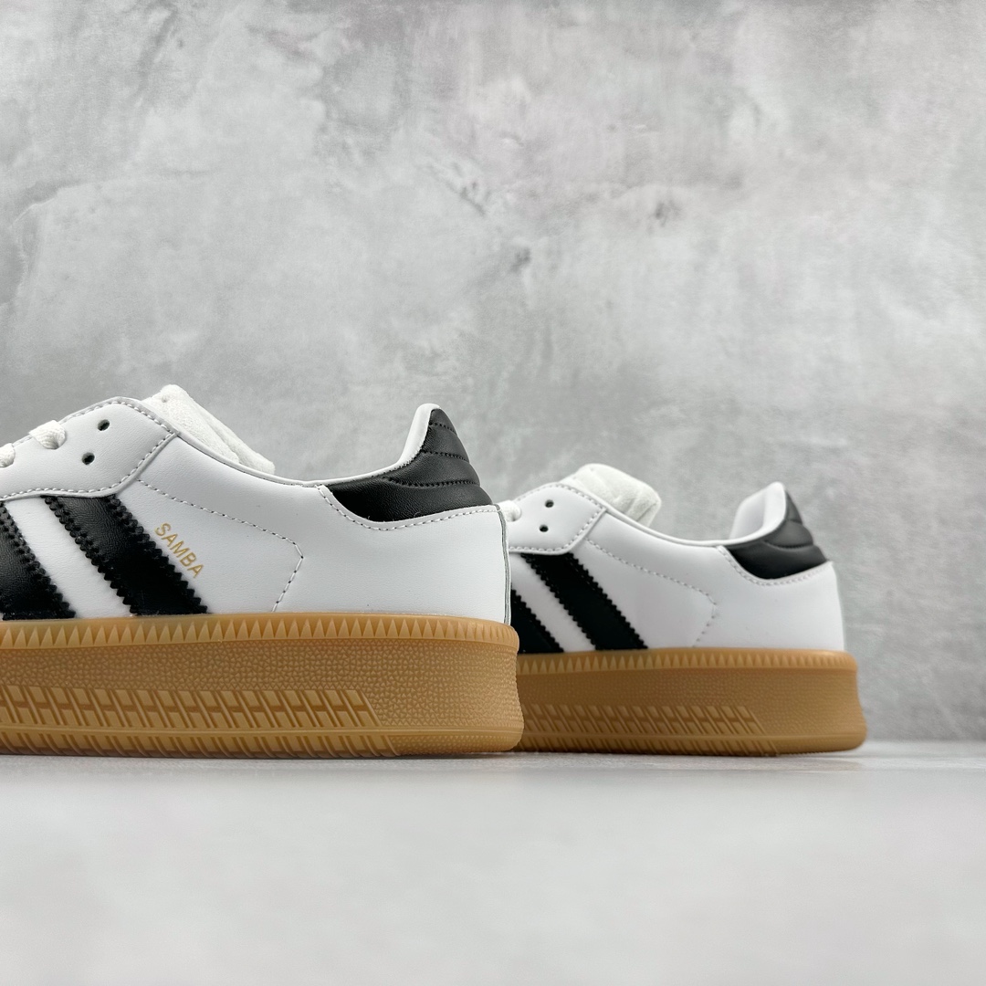 140 Adidas   Samba XLG 白黑生胶 桑巴松糕厚底训练鞋 IE1377