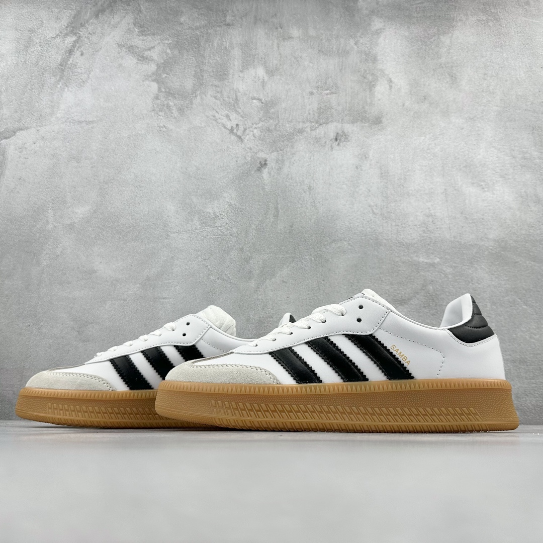 140 Adidas   Samba XLG 白黑生胶 桑巴松糕厚底训练鞋 IE1377