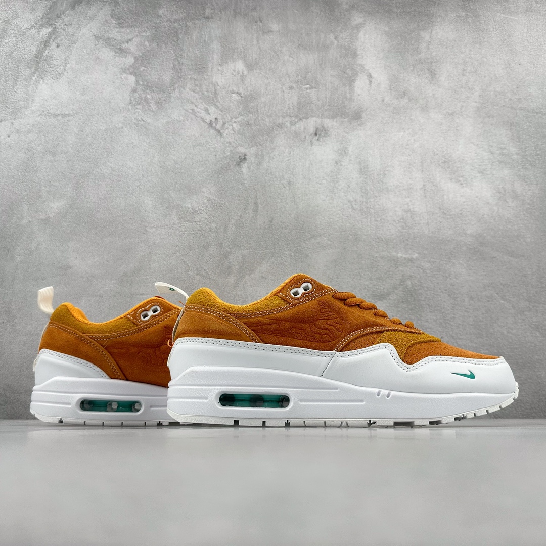 240 Nike Air Max 1 x Serena Williams Design Crew 橙白 复古休闲跑步鞋 FQ4298-800