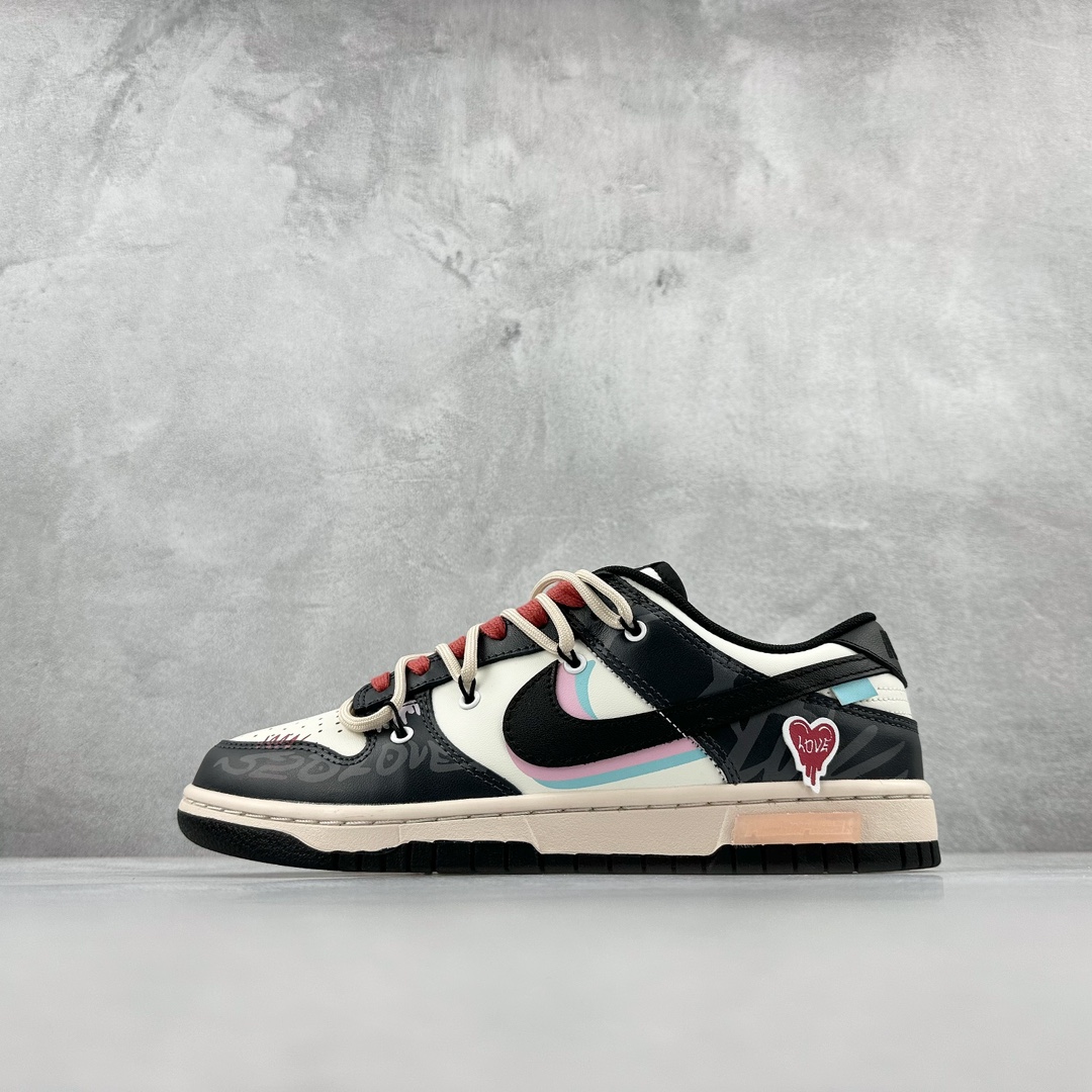 280 A Nike  SB Dunk Low”Green/Beige“绑绳解构风 系列低帮休闲运动滑板板鞋 DD1391-100