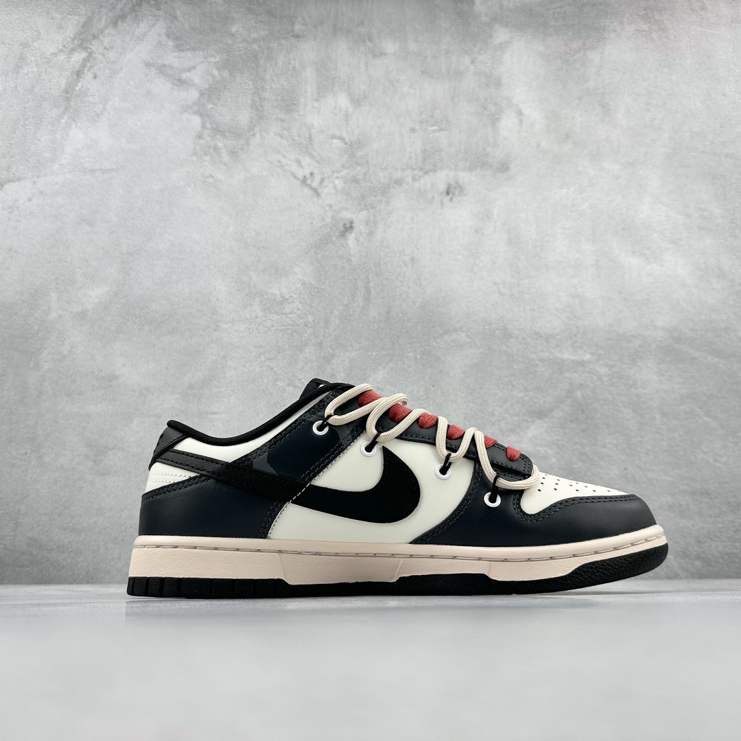 280 A Nike  SB Dunk Low”Green/Beige“绑绳解构风 系列低帮休闲运动滑板板鞋 DD1391-100