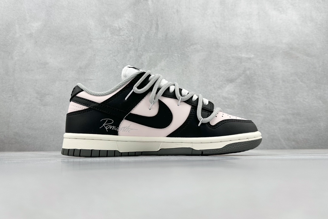 240 Nike SB Dunk Low 黑粉爱心 解构抽绳鞋带  DD1503-117