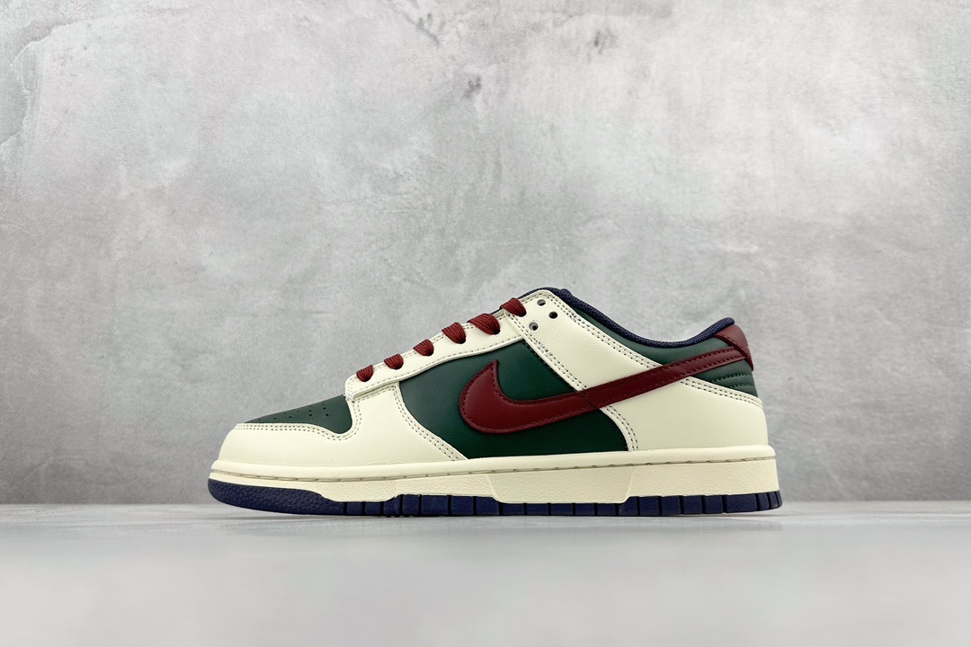 200 Nike SB Dunk Low“奶白深绿蓝酒红鸳鸯” FB8106-361