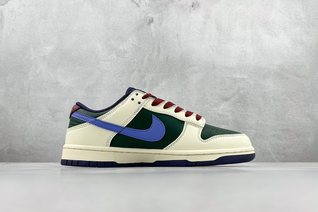 200 Nike SB Dunk Low“奶白深绿蓝酒红鸳鸯” FB8106-361