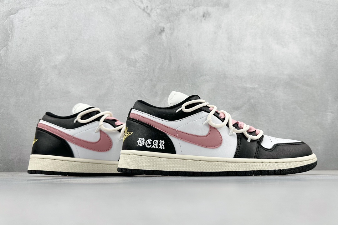 220 QT Air Jordan 1 Low 乔1抽绳绑带低帮篮球鞋  DC0774-200