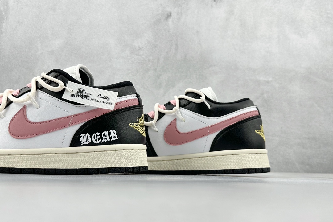 220 QT Air Jordan 1 Low 乔1抽绳绑带低帮篮球鞋  DC0774-200