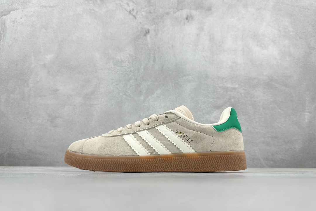 140 YH adidas Originals Gazelle 三叶草休闲防滑耐磨低帮板鞋  IF3235