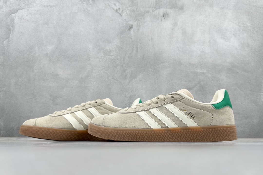 140 YH adidas Originals Gazelle 三叶草休闲防滑耐磨低帮板鞋  IF3235