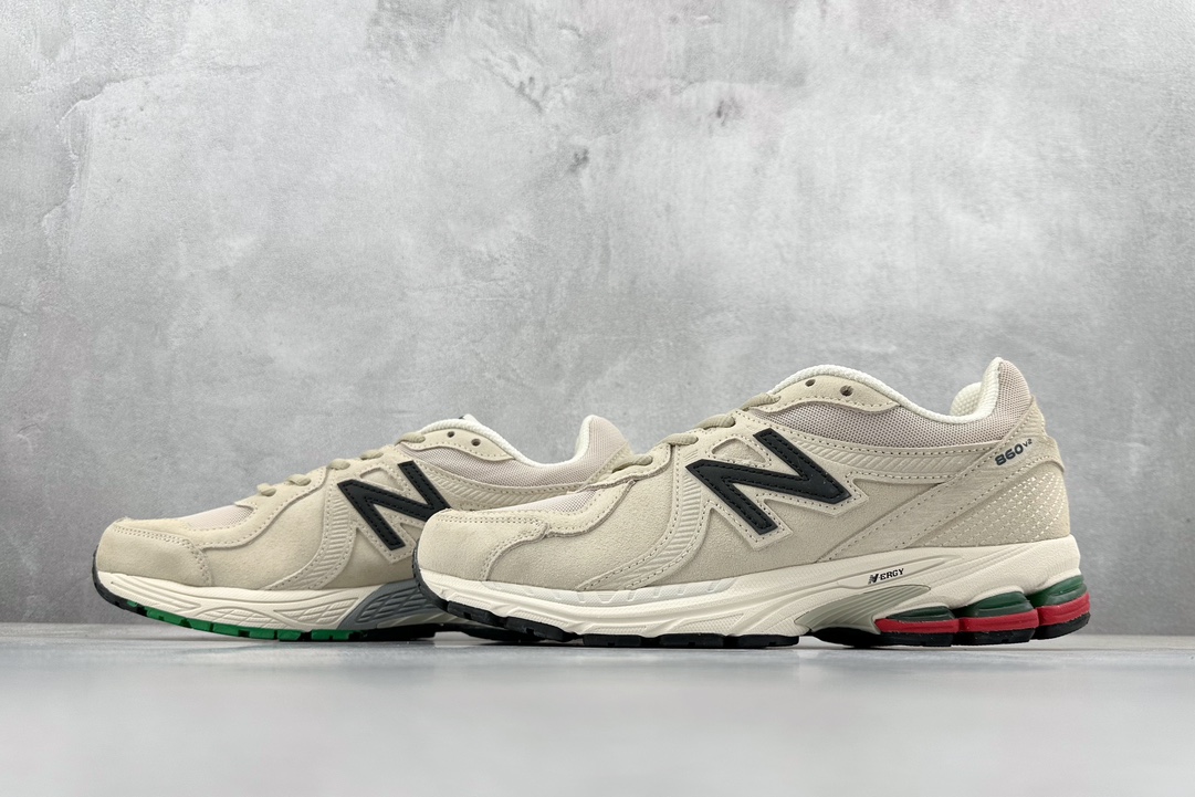 220 New Balance 860V2系列 合作款 经典复古老爹风休闲运动慢跑鞋