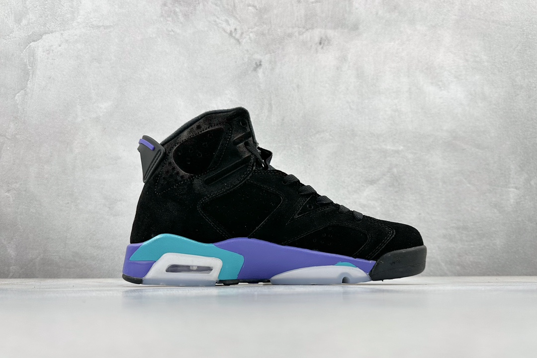 Air Jordan AJ6 Retro ”Aqua” 黑紫 CT8529-004