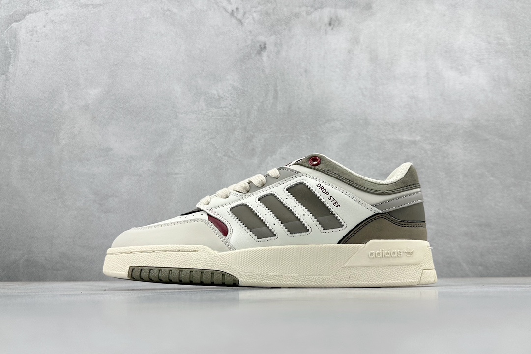 180 Adidas Originals DROP STEP三叶草新款 高帮校园休闲运动板鞋 HQ7132