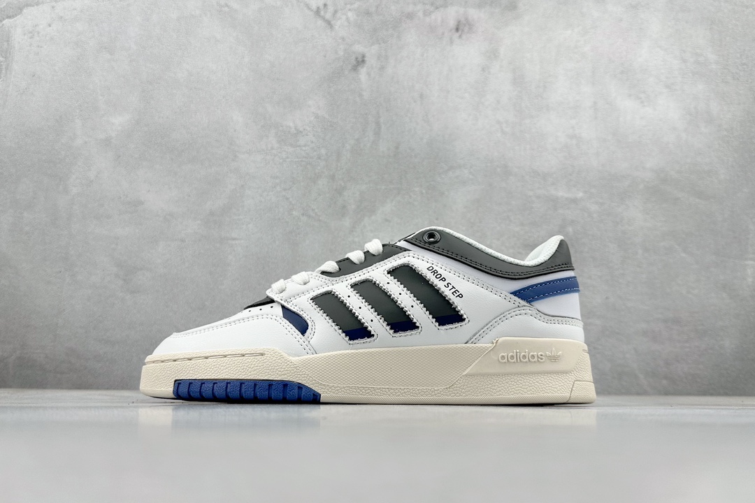 180 Adidas Originals DROP STEP三叶草新款 高帮校园休闲运动板鞋 HQ7132