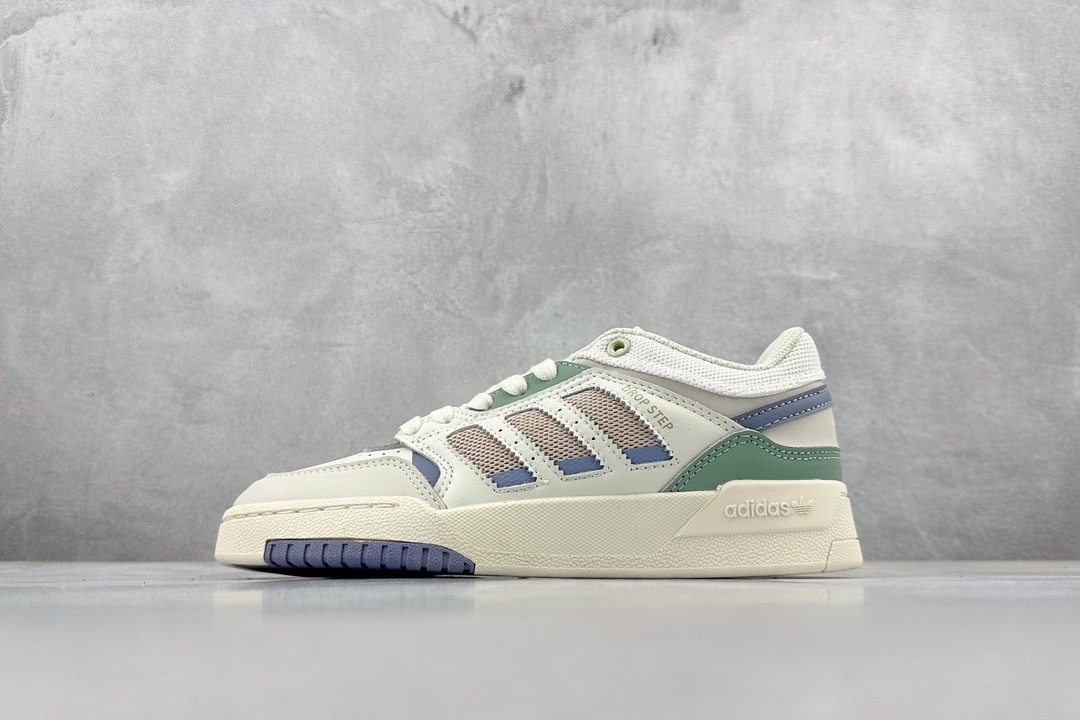 180 Adidas Originals DROP STEP三叶草新款 高帮校园休闲运动板鞋 HQ7132