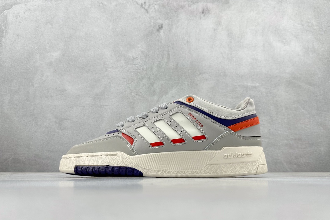 180 Adidas Originals DROP STEP三叶草新款 高帮校园休闲运动板鞋 HQ7132