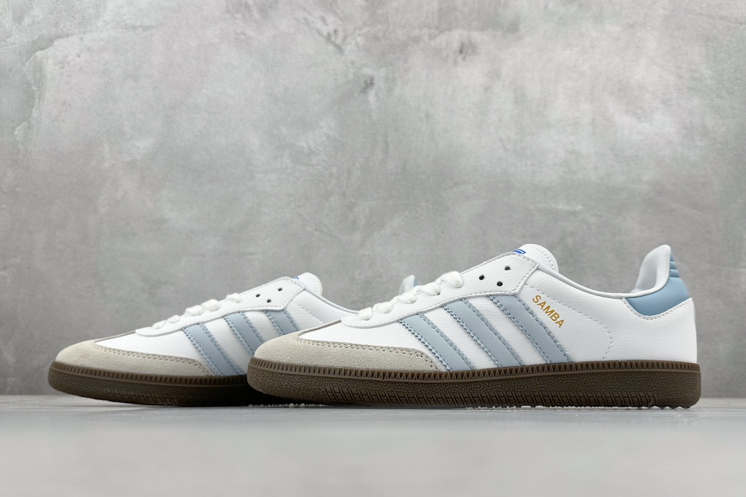 120 Adidas Originals Samba OG 复古单品 桑巴舞系列绅士德训足球百搭皮革板鞋生胶底 ID2055