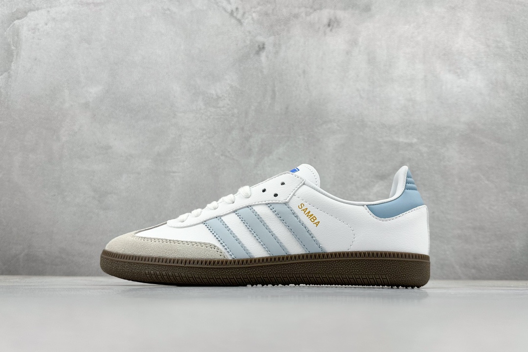 120 Adidas Originals Samba OG 复古单品 桑巴舞系列绅士德训足球百搭皮革板鞋生胶底 ID2055