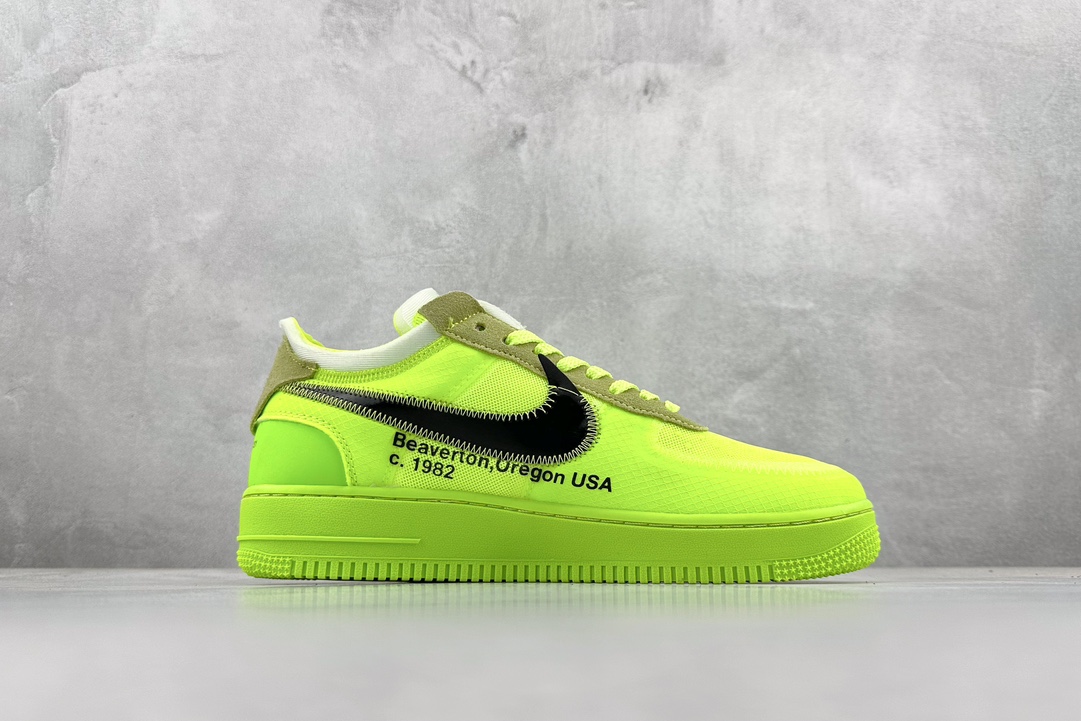 180 Off-white X Nike  Air Force 1 OW联名款 空军一号低帮 AO4606-700