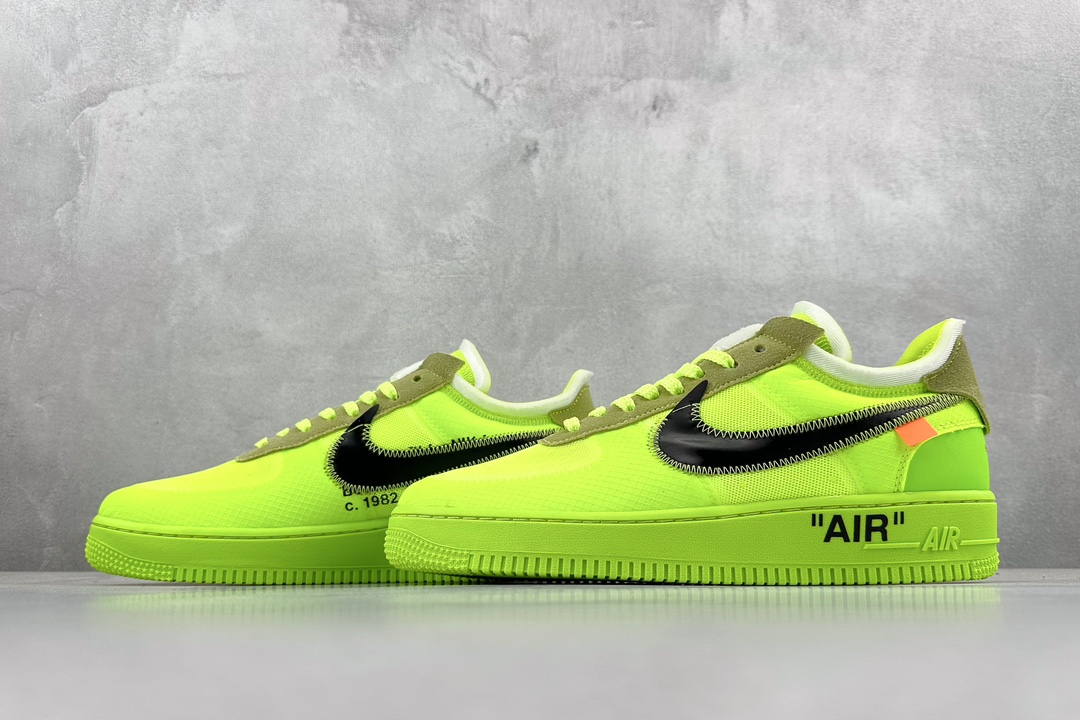 180 Off-white X Nike  Air Force 1 OW联名款 空军一号低帮 AO4606-700