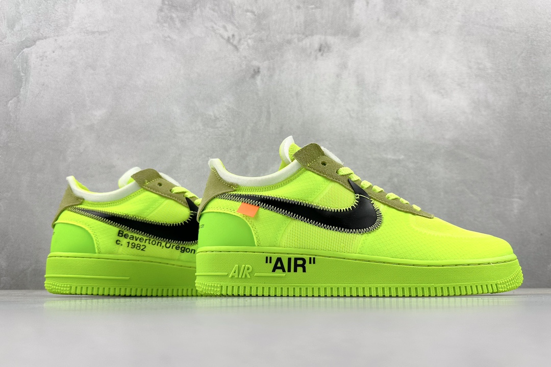 180 Off-white X Nike  Air Force 1 OW联名款 空军一号低帮 AO4606-700